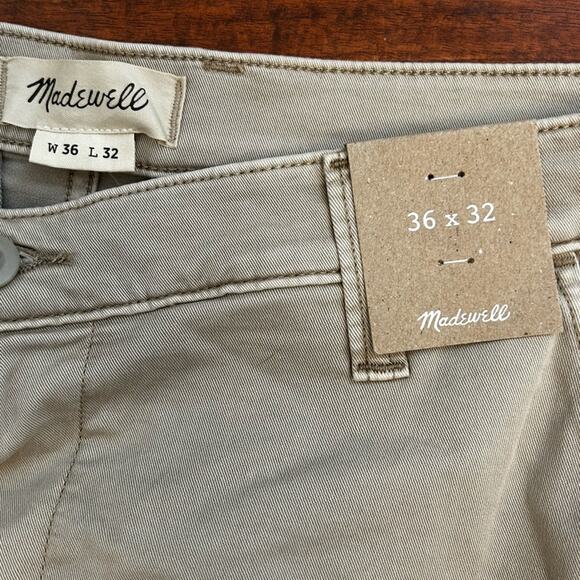 NWT Madewell Pale Pewter Straight Cargo Pant: COOLMAX® Edition 36x32 - Picture 7 of 9